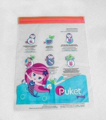 Saco em plástico ziplock personalizados